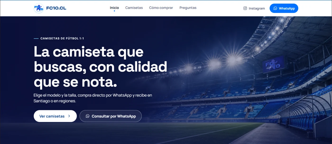 Sitio web de FC10