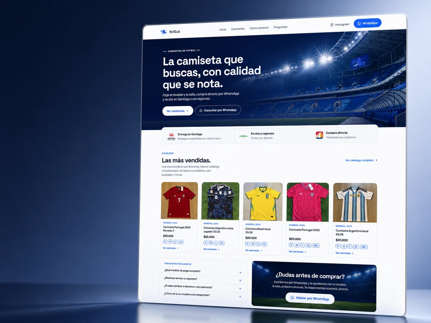 Sitio web de Fc10.cl